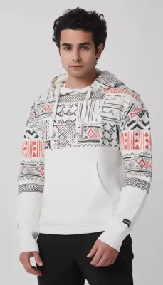 ID - Herenhoodie - Wit - Sweatshirt