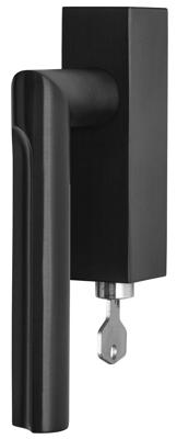 Formani David Rockwell ECLIPSE DR103-DKLOCK draaikiepgarnituur afsluitbaar linksdraaiend - PVD mat zwart