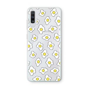 Spiegeleitjes: Samsung Galaxy A70 Transparant Hoesje