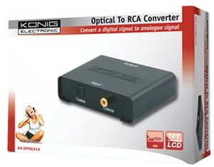 S/PDIF digitaal naar analoog audio omvormer