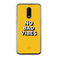 No Bad Vibes: OnePlus 7 Transparant Hoesje