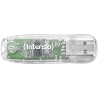 Intenso Rainbow Line USB-stick 32 GB Transparant 3502480 USB-A 2.0