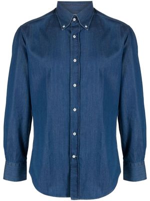 Brunello Cucinelli chemise en jean - Bleu