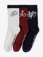 Set van 3 paar Harry Potter® sokken voor jongens nachtblauw
