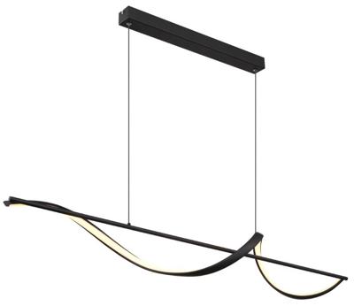Globo Golvende hanglampViolino zwart design - 67207-24