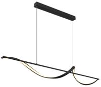 Globo Golvende hanglampViolino zwart design - 67207-24