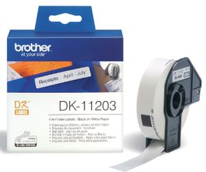 Etiket Brother DK-11203 17x87mm archivering 300stuks