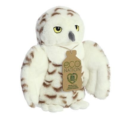 Pluche dieren knuffels sneeuwuil van 20 cm