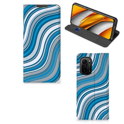 Xiaomi Mi 11i | Poco F3 | Hoesje met Magneet | Waves Blue