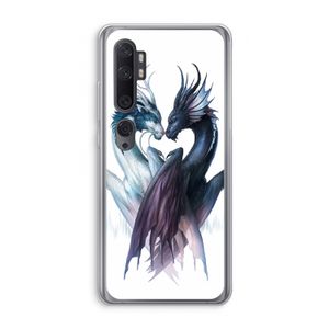 Yin Yang Dragons: Xiaomi Mi Note 10 Transparant Hoesje