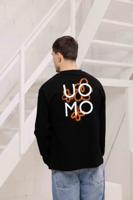 Flora 2.0 Longsleeve Shirt Heren Zwart/Oranje