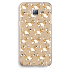 Doggy: Samsung Galaxy J3 (2016) Transparant Hoesje
