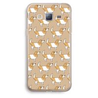 Doggy: Samsung Galaxy J3 (2016) Transparant Hoesje