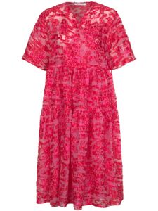 Cecilie Bahnsen robe portefeuille Patricia - Rose