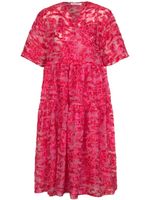 Cecilie Bahnsen robe portefeuille Patricia - Rose - thumbnail