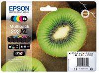 Epson Multipack 202XL 13.8ml 550pagina's 650pagina's Zwart, Cyaan, Foto zwart, Geel inktcartridge