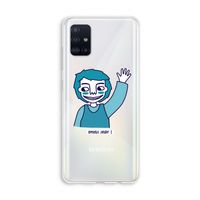 Zwaai: Galaxy A51 4G Transparant Hoesje