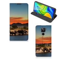 Xiaomi Redmi Note 9 | Hoesje maken | Olifanten