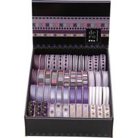 Creativ Company Decoratief lint, b: 10 mm, paars, 48x2 m/ 1 doos