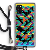 Skew Bee 1: Samsung Galaxy A41 Transparant Hoesje met koord