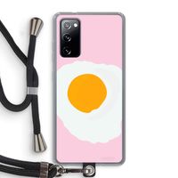 Sunny side up: Samsung Galaxy S20 FE / S20 FE 5G Transparant Hoesje met koord Sunny side up: Samsung Galaxy S20 FE / S20 FE 5G Transparant Hoesje met koord