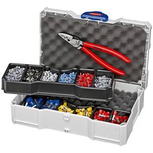 Knipex Knipex-Werk 97 90 06 Krimptang Adereindhulzen 0.25 tot 16 mm² Incl. assortiment adereindhulzen in koffer