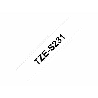 Originele inkt cartridge Brother TZeS231 Zwart