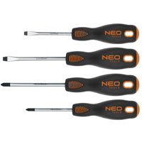 Neo Tools schroevendraaierset 4dlg magnetisch crmo staal