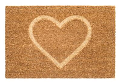 E-Coco Embossed Heart 40x60