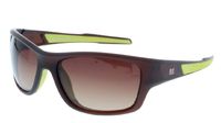 H.I.S zonnebril 77106 rechthoekig cat. 3 zwart/groen - thumbnail
