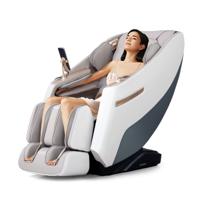 Massagesofa Zero Gravity SL Track Shiatsu Massagestoel met Verwarming & Luchtdrukmassage Wit