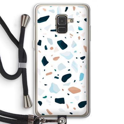 Terrazzo N°13: Samsung Galaxy A8 (2018) Transparant Hoesje met koord