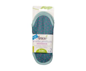 Anae Wasbaar maandverband - mini - 2 st. - towels circles