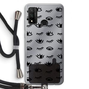 Eye pattern #2: Huawei P Smart (2020) Transparant Hoesje met koord