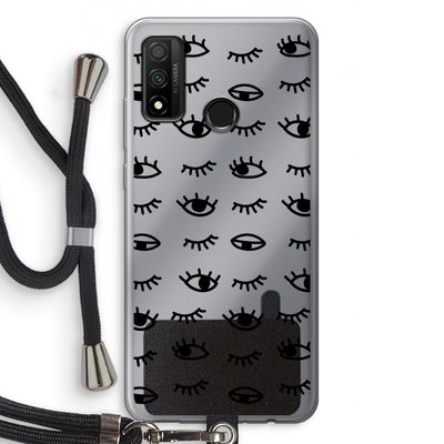 Eye pattern #2: Huawei P Smart (2020) Transparant Hoesje met koord