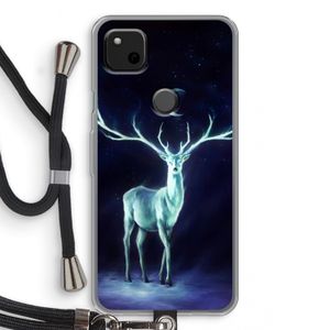 Nightbringer: Pixel 4a Transparant Hoesje met koord