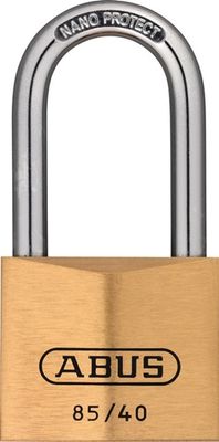 ABUS Cilinderhangslot | breedte slotlichaam 40 mm | messing verschillendsluitend | 1 stuk - 80634 80634