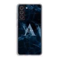 Midnight Marble: Samsung Galaxy S21 FE Transparant Hoesje
