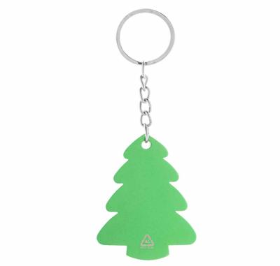 Kerstboom sleutelhanger Metaal