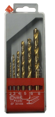 CON:P Set Metaalboren Titan 2-8Mm 6Dlg - BP301406