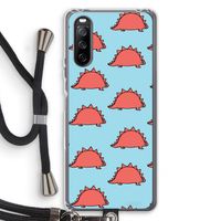 Dinosawrr: Sony Sony Xperia 10 III Transparant Hoesje met koord