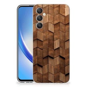 Bumper Hoesje voor Samsung Galaxy A05S Wooden Cubes