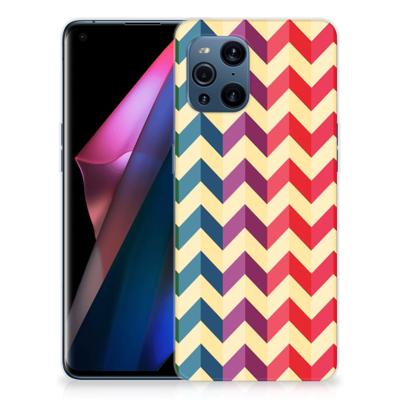 OPPO Find X3 | X3 Pro | TPU bumper | Zigzag Multi Color OPPO Find X3 | X3 Pro | TPU bumper | Zigzag Multi Color