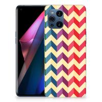 OPPO Find X3 | X3 Pro | TPU bumper | Zigzag Multi Color