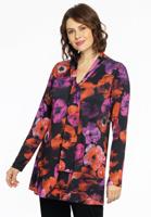 Yoek Tuniek flare met strik POPPY | Zwart | Maat 54/56