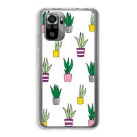 Sanseveria: Xiaomi Redmi Note 10S Transparant Hoesje