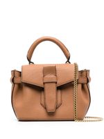 Lancel small Charlie leather bag - Marron