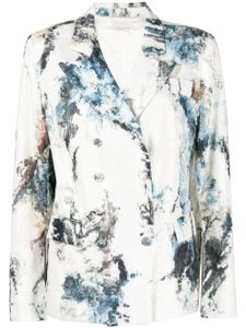 Saiid Kobeisy blazer croisé à sequins - Multicolore