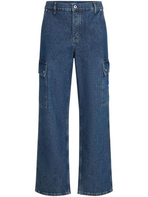 Karl Lagerfeld Jeans jean Utility à coupe ample - Bleu