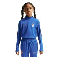 Nike Frankrijk Strike Trainingstrui 1/4-Zip 2026-2028 Kids Donkerblauw Brons
